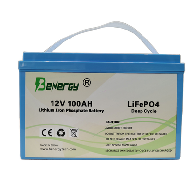 Diep de Batterijpak 12V 100ah 150ah 200ah LiFePO4 Ion Cell EV van het Cycluslithium voor Openluchtmacht