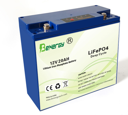 IP65 Lifepo4-batterijpakket 12V 20AH met SOC-indicator