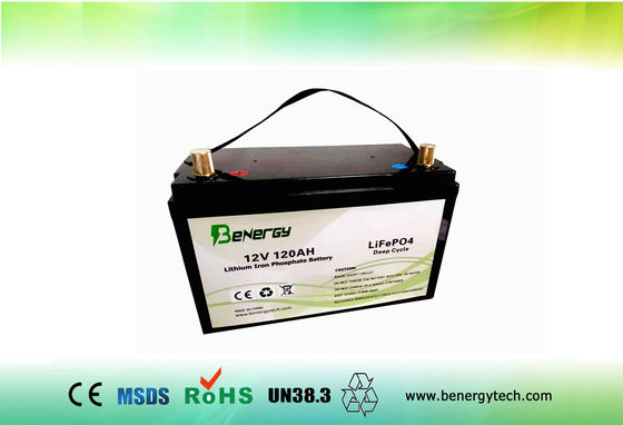 Diepe het Lithiumbatterijen van de Cyclusrv LiFePO4 Batterij IP65 12V 120AH voor Caravans